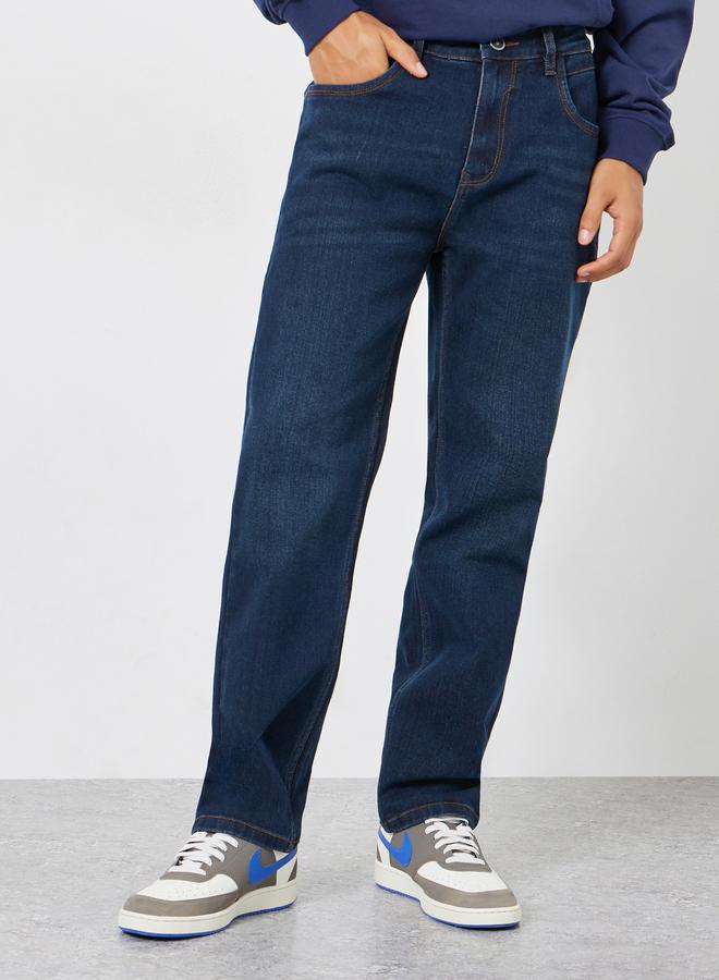 Styli Men Dark Blue Regular Fit Jeans - Image 4